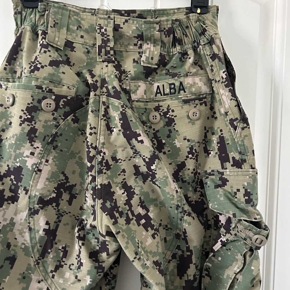 US Military Navy Working uniform type III Trouser Camo Cargo